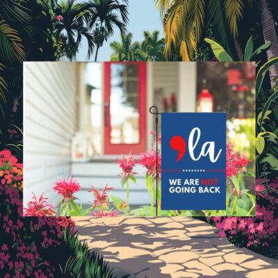 Comma La, Kamala Flag, Were not going back house Flag