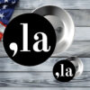 Comma-La Kamala Harris 2024 Button