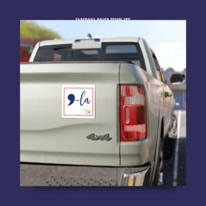 Comma La Kamala Harris 24 Car Magnets, Kamala Harris car magnets
