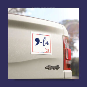 Comma La Kamala Harris 24 Car Magnets, Kamala Harris car magnets