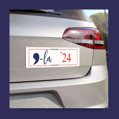Comma La Kamala Harris 24 Car Magnets, Kamala Harris car magnets
