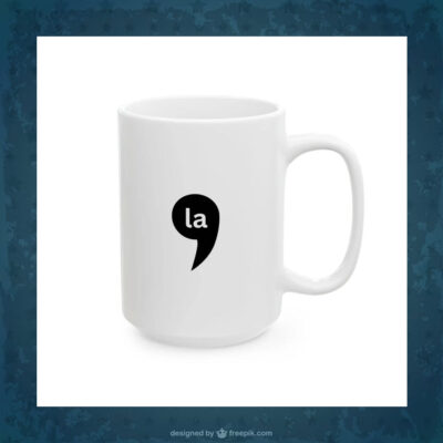 Comma La - Kamala Harris - Ceramic Mug