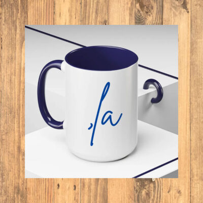 Comma la mug, Harris Walz mug, Kamala Harris