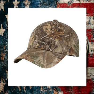 Custom Embroidered Camo Dad Hat