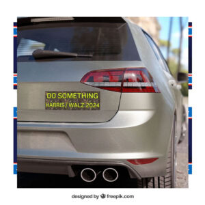 Do Something Harris Walz 2024 Car Magnet