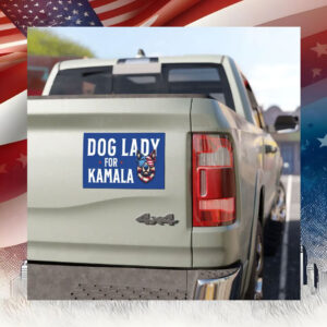 Dog Lady for Kamala Harris Car Magnet