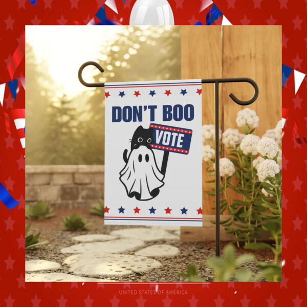 Don't Boo Vote Kamala Harris Garden Flag