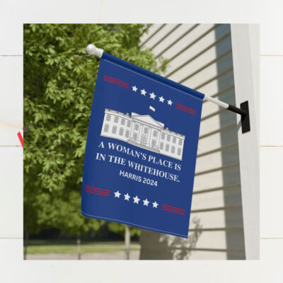 Elections Kamala Harris flag banner