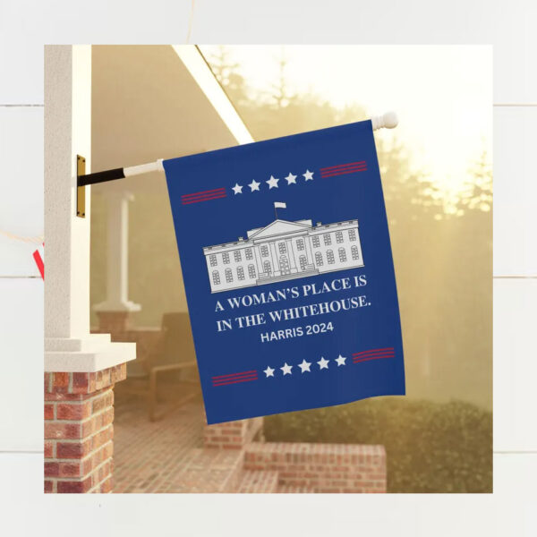 Elections Kamala Harris flag banner