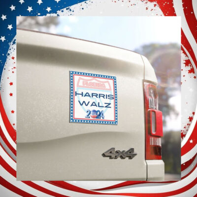 Florida Harris Walz 2024 Car Magnet