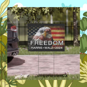 Freedom Harris Walz Yard Signs