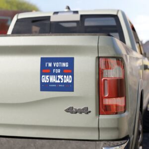 Gus Walz I’m Voting For Gus Walz’s Dad Bumper Stickers