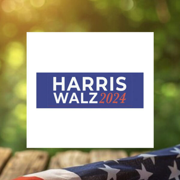 HARRIS WALZ 2024 Car Magnet President Election Bumper Sticker