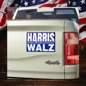 HARRIS WALZ car magnet Custom vinyl car magnets for Kamala supporters