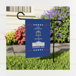 Harris 2024 flag banner