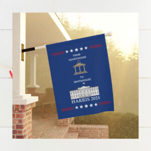 Harris 2024 flag banner