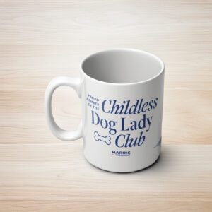 Harris Childless Dog Lady Club Mug