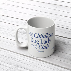 Harris Childless Dog Lady Club Mug