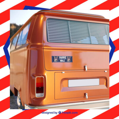 Harris For The People Walz Car Magnet