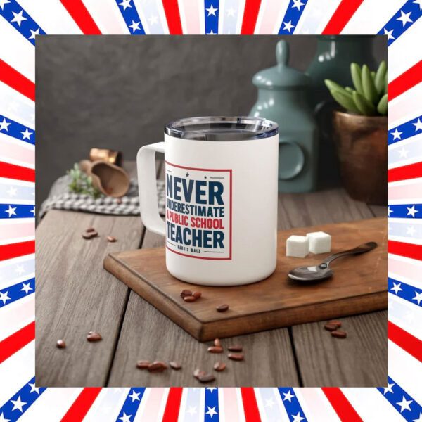 Harris Tim Walz Insulated Coffee Mug