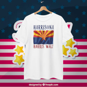 Harris Walz 2024 Arizona For Kamala Unisex T-Shirt