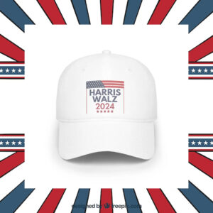 Harris Walz 2024 Baseball Hat, Low Profile Baseball Cap