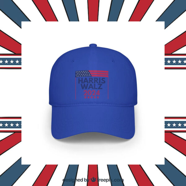 Harris Walz 2024 Baseball Hat, Low Profile Baseball Cap