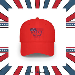 Harris Walz 2024 Baseball Hat, Low Profile Baseball Cap