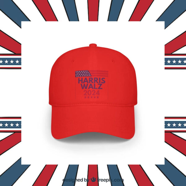 Harris Walz 2024 Baseball Hat, Low Profile Baseball Cap