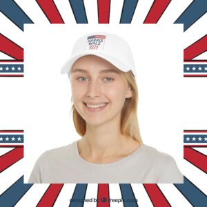 Harris Walz 2024 Baseball Hat, Low Profile Baseball Cap