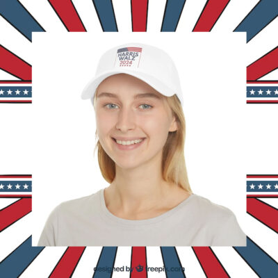Harris Walz 2024 Baseball Hat, Low Profile Baseball Cap