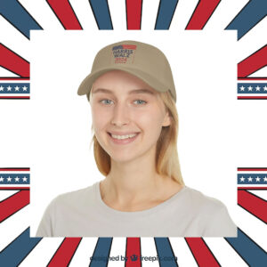 Harris Walz 2024 Baseball Hat, Low Profile Baseball Cap