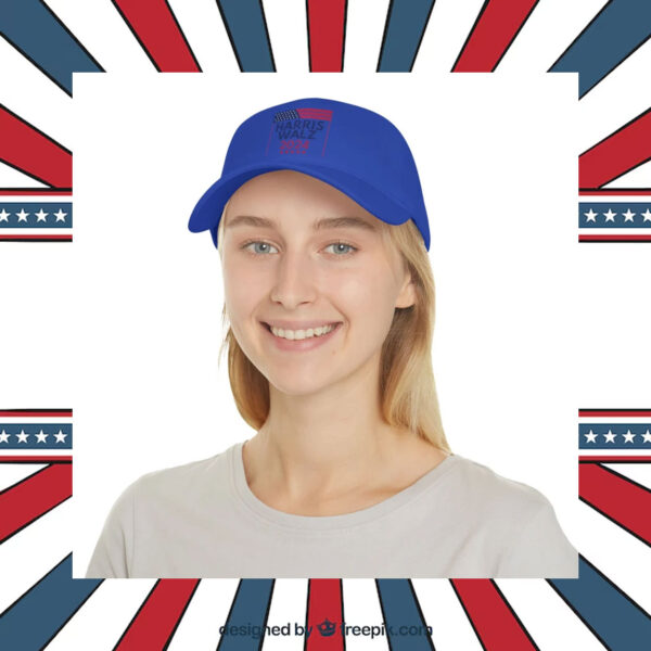 Harris Walz 2024 Baseball Hat, Low Profile Baseball Cap