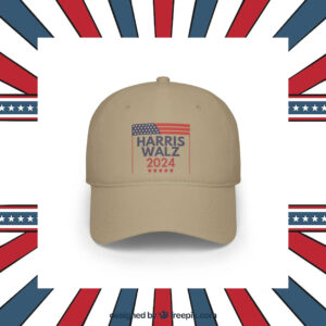 Harris Walz 2024 Baseball Hat, Low Profile Baseball Cap
