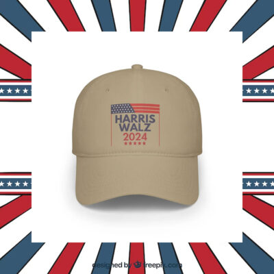 Harris Walz 2024 Baseball Hat, Low Profile Baseball Cap