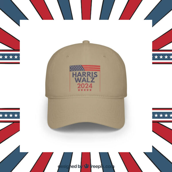 Harris Walz 2024 Baseball Hat, Low Profile Baseball Cap
