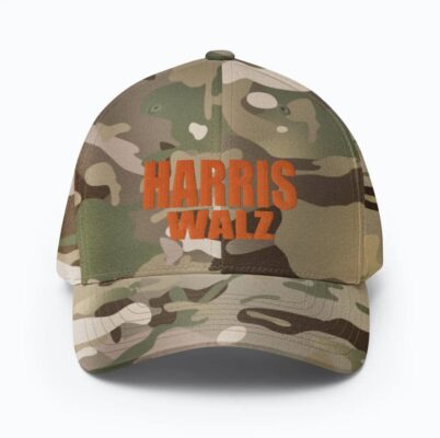 Harris Walz 2024 Camo Dad Hat