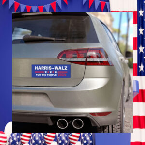 Harris Walz 2024 Car Magnet For The People Walz Magnet