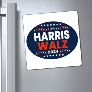 Harris Walz 2024 Car Magnet, Harris For President 2024 Vehicle Magnet