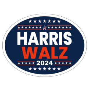 Harris Walz 2024 Car Magnet, Harris For President 2024 Vehicle Magnet