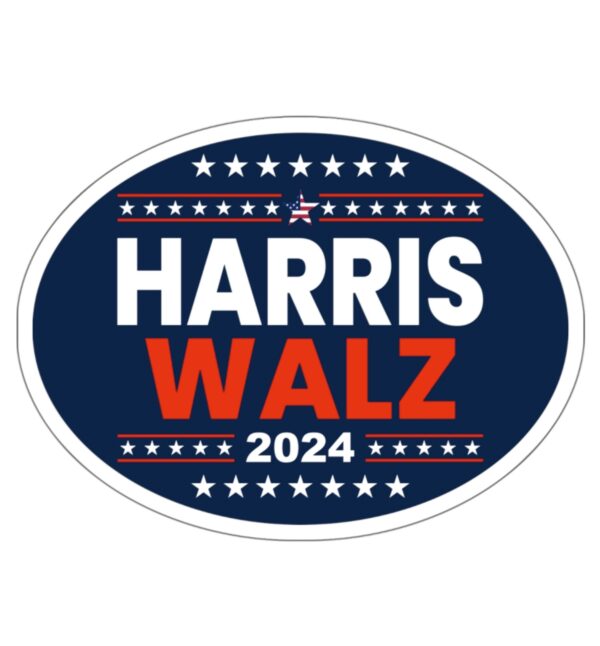 Harris Walz 2024 Car Magnet, Harris For President 2024 Vehicle Magnet