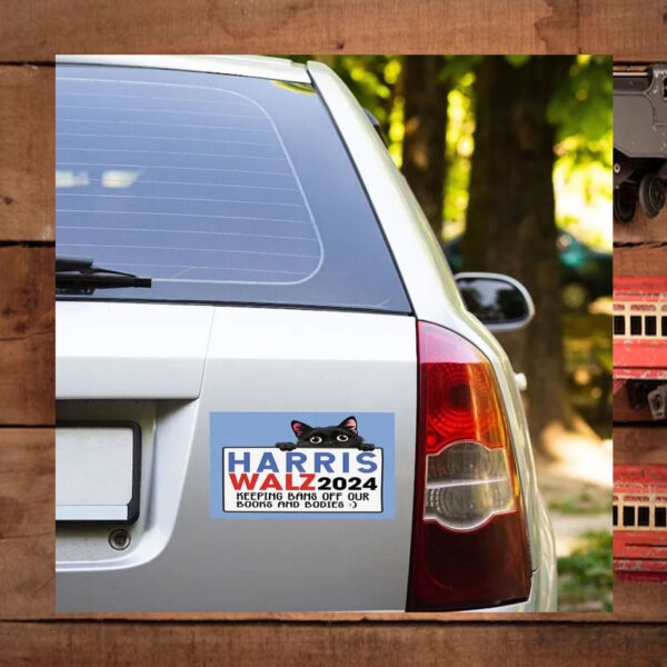 Harris Walz 2024 Car Magnet, Harris Walz For The People Magnet