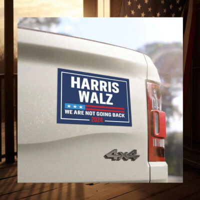 Harris Walz 2024 Car Magnet, Harris Walz Let's Win This Magnet