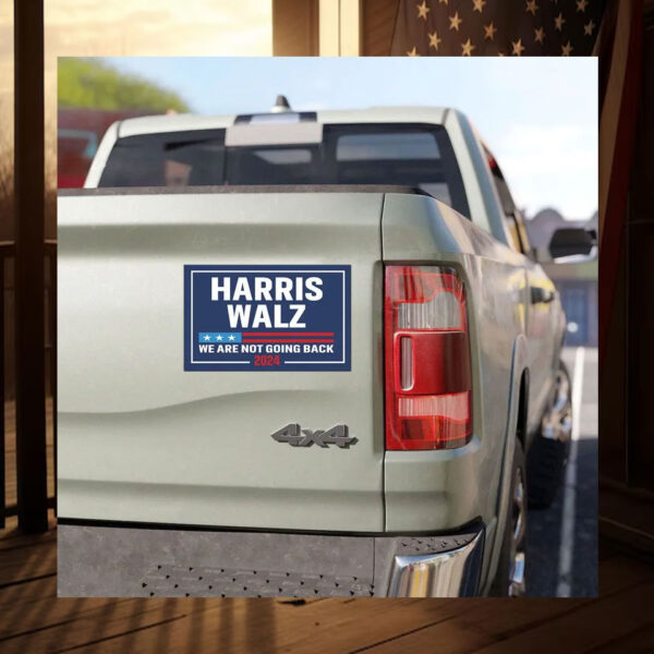 Harris Walz 2024 Car Magnet, Harris Walz Let's Win This Magnet