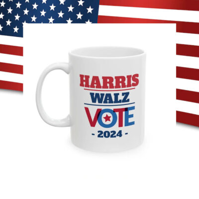Harris Walz 2024 Coffee Mug , Kamala Harris, Tim Walz, Gift for Democrat, President