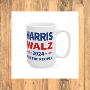 Harris Walz 2024 Coffee Mug, Kamala Harris for President Democrat Cup, Election 2024 Mugs