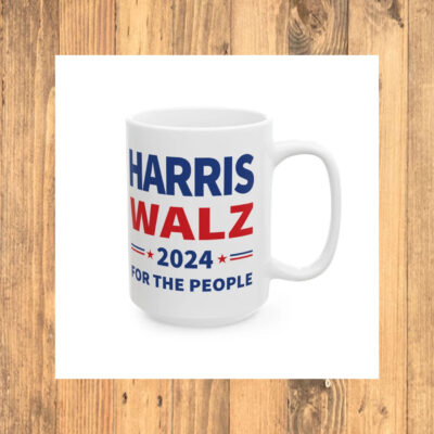 Harris Walz 2024 Coffee Mug, Kamala Harris for President Democrat Cup, Election 2024 Mugs