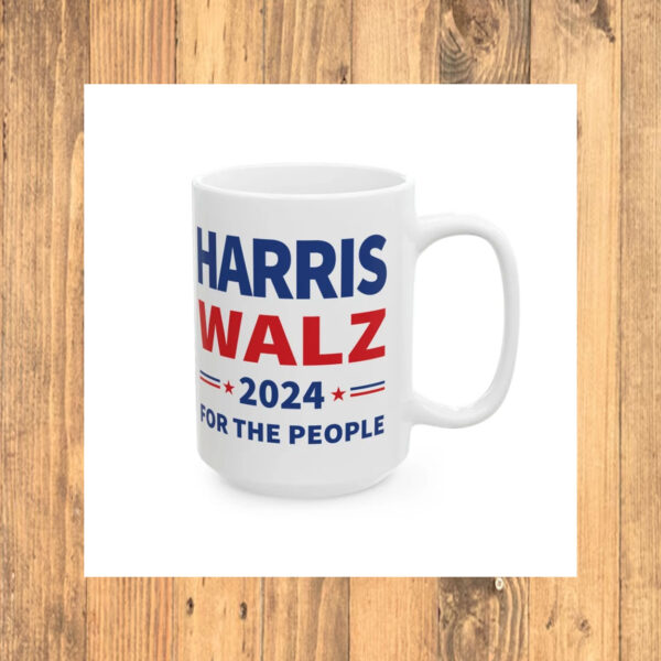 Harris Walz 2024 Coffee Mug, Kamala Harris for President Democrat Cup, Election 2024 Mugs