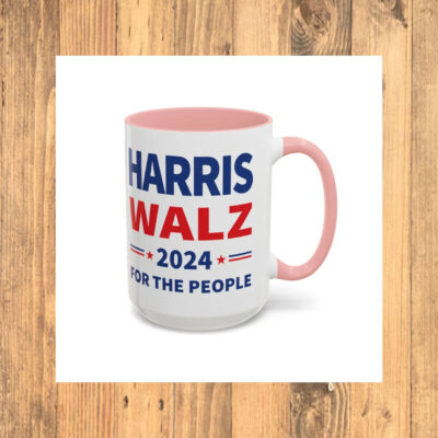 Harris Walz 2024 Coffee Mug, Kamala Harris for President Democrat Cup, Election 2024 Mugs