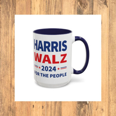 Harris Walz 2024 Coffee Mug, Kamala Harris for President Democrat Cup, Election 2024 Mugs